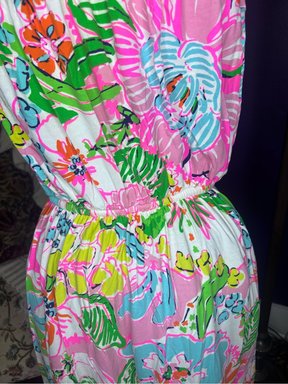 Lilly Pulitzer for Target "Nosey Posey" Strapless Maxi Dress - Picture 6 of 8
